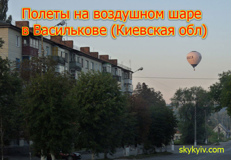 Полет на воздушном шаре Васильков