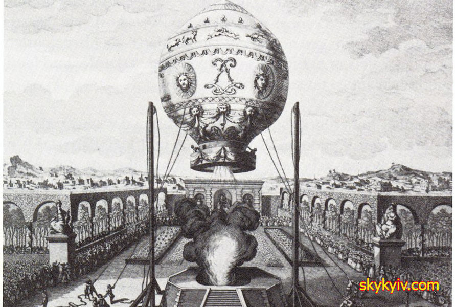 Первый запуск воздушного шара